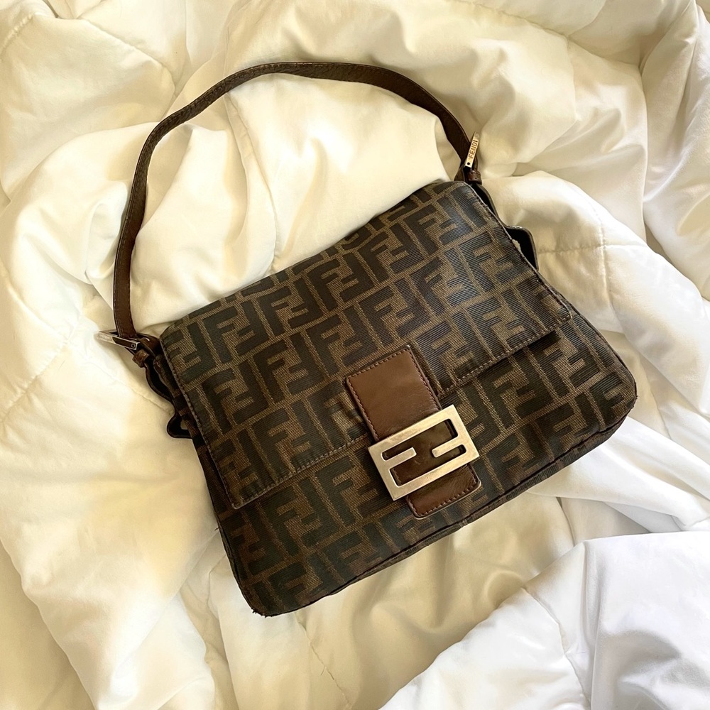 Fendi Zucca Mama Baguette Bag